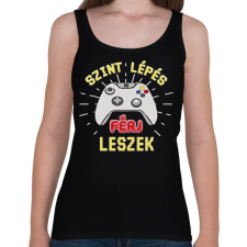 PRINTFASHION Férj leszek - Női atléta - Fekete női trikó