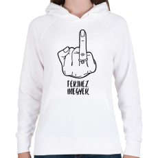 PRINTFASHION FÉRJHEZ megyek - lánybúcsú - Női kapucnis pulóver - Fehér