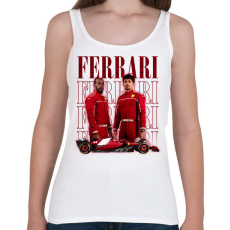 PRINTFASHION Ferrari 2025 Forma1 - Női atléta - Fehér