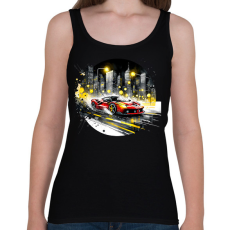PRINTFASHION Ferrari - Női atléta - Fekete
