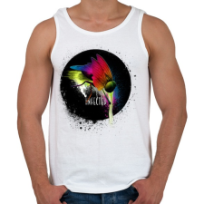 PRINTFASHION Fertőzött - Férfi atléta - Fehér atléta, trikó