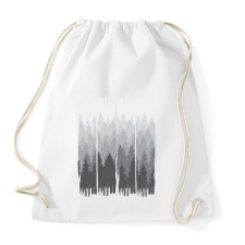PRINTFASHION Festett erdő - Sportzsák, Tornazsák - Fehér tornazsák