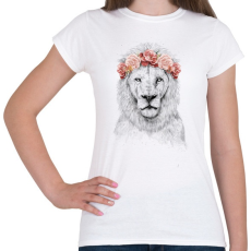 PRINTFASHION Festival lion - Női póló - Fehér