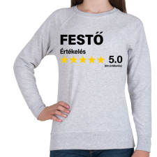 PRINTFASHION Festő Értékelés ***** 5.0 (69 értékelés) - Női pulóver - Sport szürke női pulóver, kardigán