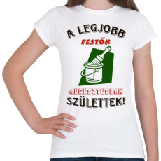 PRINTFASHION Festő szülinapja augusztus színes - Női póló - Fehér