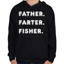 PRINTFASHION FFF - Gyerek kapucnis pulóver - Fekete gyerek pulóver, kardigán
