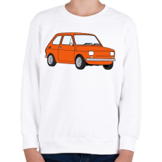 PRINTFASHION Fiat Polski - Gyerek pulóver - Fehér