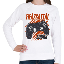PRINTFASHION Fifázgattál - Női pulóver - Fehér női pulóver, kardigán