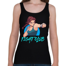 PRINTFASHION Fight Club Girls - Női atléta - Fekete