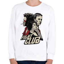 PRINTFASHION fight club - Gyerek pulóver - Fehér gyerek pulóver, kardigán