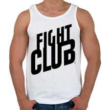 PRINTFASHION fight club logo - Férfi atléta - Fehér atléta, trikó