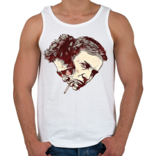 PRINTFASHION Fight Club: Tyler - Férfi atléta - Fehér atléta, trikó