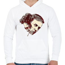 PRINTFASHION Fight Club: Tyler - Férfi kapucnis pulóver - Fehér