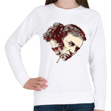 PRINTFASHION Fight Club: Tyler - Női pulóver - Fehér