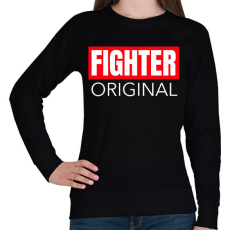 PRINTFASHION FIGHTER ORIGINAL - Női pulóver - Fekete