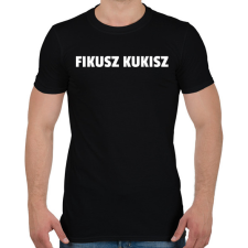 PRINTFASHION FIKUSZ KUKISZ - Férfi póló - Fekete férfi póló