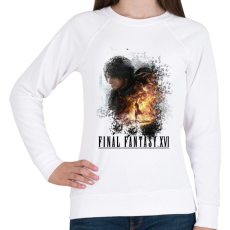 PRINTFASHION Final Fantasy 16 - Női pulóver - Fehér
