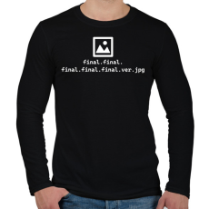 PRINTFASHION final.final.jpg - Férfi hosszú ujjú póló - Fekete