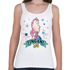 PRINTFASHION Fingani jó - Női atléta - Fehér női trikó