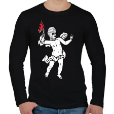 PRINTFASHION Fire in the hole! - Férfi hosszú ujjú póló - Fekete férfi póló