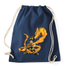 PRINTFASHION Firedragon - Sportzsák, Tornazsák - Sötétkék