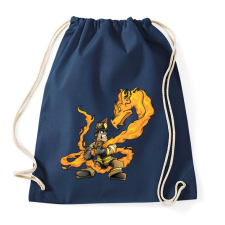 PRINTFASHION Firedragon - Sportzsák, Tornazsák - Sötétkék tornazsák