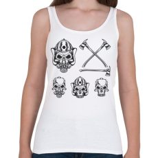 PRINTFASHION Firefighter 03 - Női atléta - Fehér