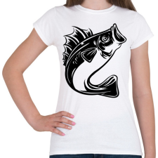 PRINTFASHION fish - Női póló - Fehér női póló