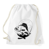 PRINTFASHION fishing - Sportzsák, Tornazsák - Fehér