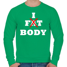 PRINTFASHION Fitt alkat - Férfi pulóver - Zöld férfi pulóver, kardigán