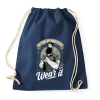 PRINTFASHION Fitt szakáll - Sportzsák, Tornazsák - Sötétkék
