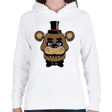 PRINTFASHION Five nights at Freddy's - fnaf - Női kapucnis pulóver - Fehér