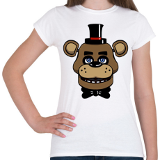 PRINTFASHION Five nights at Freddy's - fnaf - Női póló - Fehér