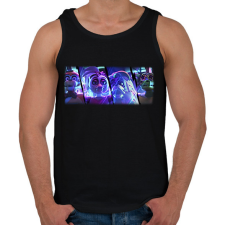 PRINTFASHION FIVE NIGHTS AT FREDDYS #3 - Férfi atléta - Fekete atléta, trikó