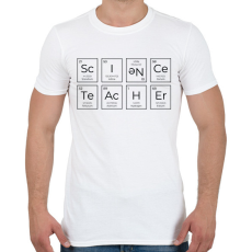 PRINTFASHION Fizika tanár - Férfi póló - Fehér