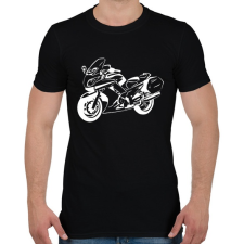 PRINTFASHION fjr-fehér - Férfi póló - Fekete férfi póló