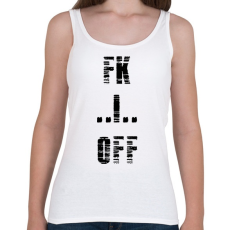 PRINTFASHION FK OFF - Női atléta - Fehér