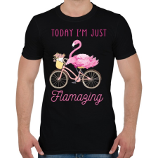 PRINTFASHION Flamazing - Férfi póló - Fekete férfi póló