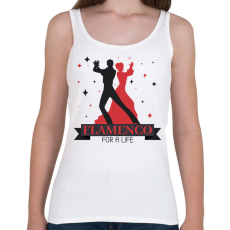 PRINTFASHION Flamenco for a life - Női atléta - Fehér