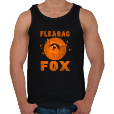 PRINTFASHION FLEABAG FOX2 - Férfi atléta - Fekete atléta, trikó