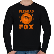 PRINTFASHION FLEABAG FOX2 - Férfi pulóver - Fekete férfi pulóver, kardigán