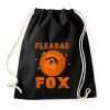 PRINTFASHION FLEABAG FOX2 - Sportzsák, Tornazsák - Fekete