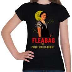 PRINTFASHION FLEABAG - Női póló - Fekete