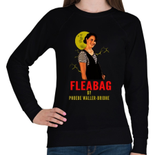 PRINTFASHION FLEABAG - Női pulóver - Fekete női pulóver, kardigán