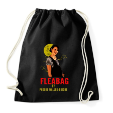PRINTFASHION FLEABAG - Sportzsák, Tornazsák - Fekete tornazsák