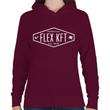 PRINTFASHION FlexKft est. 2015 - Női kapucnis pulóver - Bordó női pulóver, kardigán
