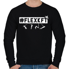 PRINTFASHION #FLEXKFT - Férfi pulóver - Fekete