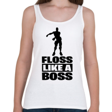 PRINTFASHION Floss Like A Boss - Női atléta - Fehér