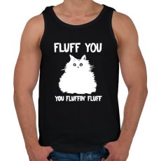 PRINTFASHION Fluffin fluff - Férfi atléta - Fekete