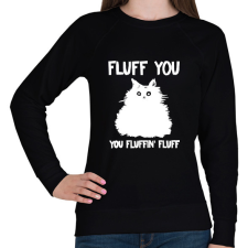 PRINTFASHION Fluffin fluff - Női pulóver - Fekete női pulóver, kardigán
